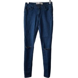 Denim Co. Women's Size 6 Skinny Distressed Mid Rise‎ Stretch Jeans
